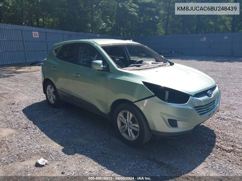 2011 Hyundai Tucson Gls VIN: KM8JUCAC6BU248439 Lot: 40018813