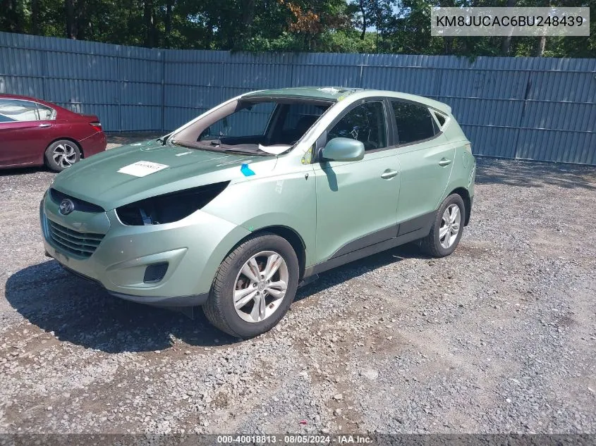 2011 Hyundai Tucson Gls VIN: KM8JUCAC6BU248439 Lot: 40018813