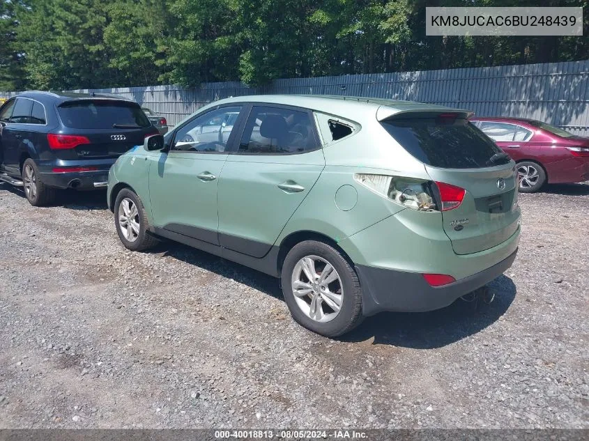 2011 Hyundai Tucson Gls VIN: KM8JUCAC6BU248439 Lot: 40018813