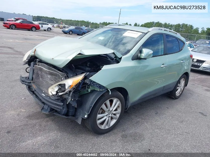 2011 Hyundai Tucson Limited VIN: KM8JUCAC9BU273528 Lot: 40244452