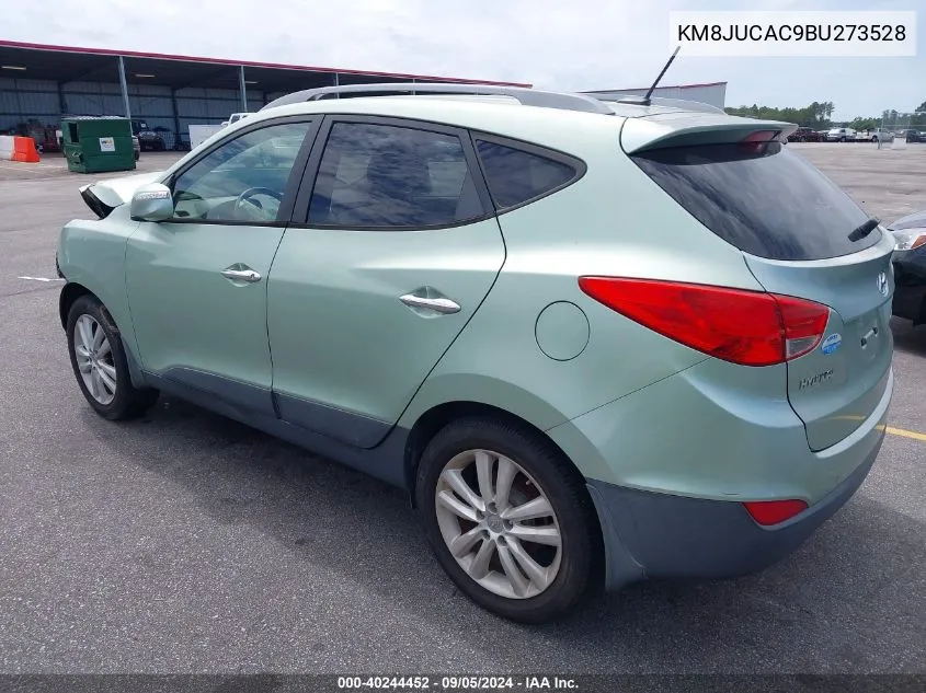 2011 Hyundai Tucson Limited VIN: KM8JUCAC9BU273528 Lot: 40244452