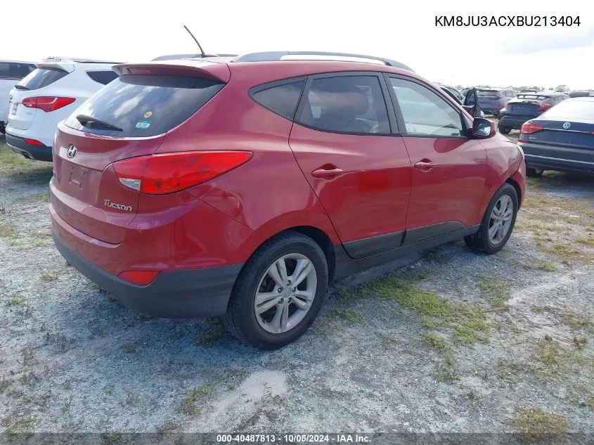 2011 Hyundai Tucson Gls VIN: KM8JU3ACXBU213404 Lot: 40487813