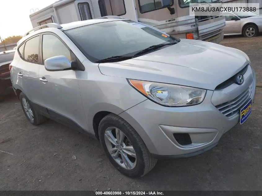 2011 Hyundai Tucson Gls VIN: KM8JU3ACXBU173888 Lot: 40603988