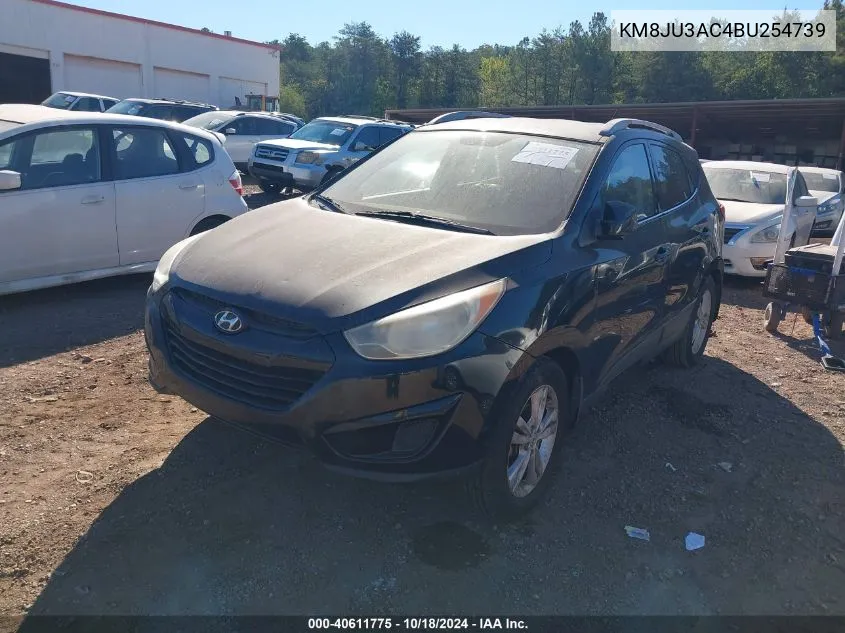 2011 Hyundai Tucson Gls VIN: KM8JU3AC4BU254739 Lot: 40611775