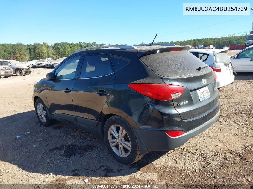 2011 Hyundai Tucson Gls VIN: KM8JU3AC4BU254739 Lot: 40611775