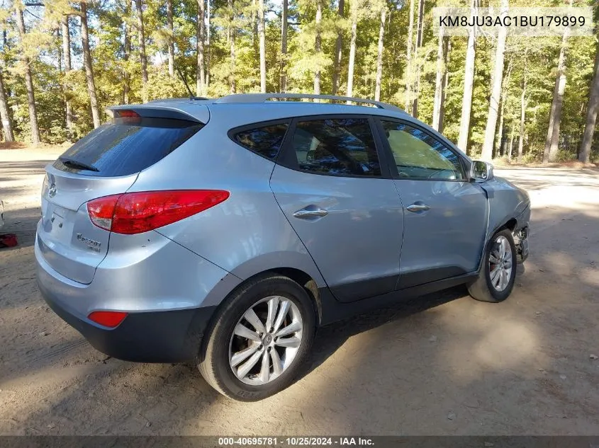 2011 Hyundai Tucson Limited VIN: KM8JU3AC1BU179899 Lot: 40695781