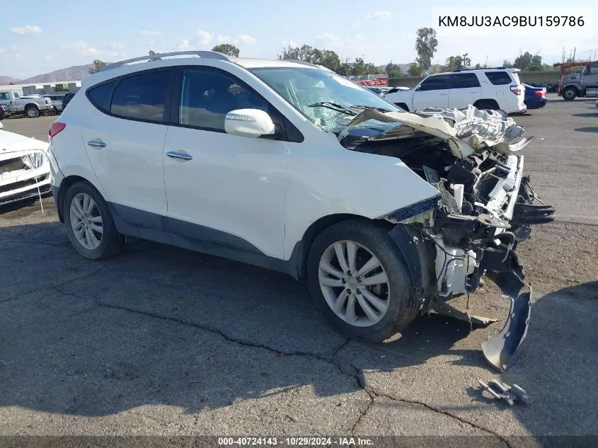 2011 Hyundai Tucson Limited VIN: KM8JU3AC9BU159786 Lot: 40724143