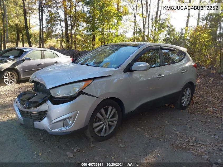 2011 Hyundai Tucson Limited VIN: KM8JUCAC4BU312252 Lot: 40733964