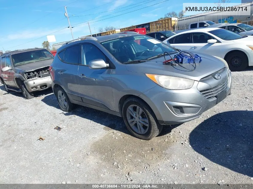 2011 Hyundai Tucson Gls VIN: KM8JU3AC5BU286714 Lot: 40736604