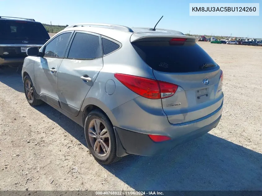 2011 Hyundai Tucson Gls VIN: KM8JU3AC5BU124260 Lot: 40768922