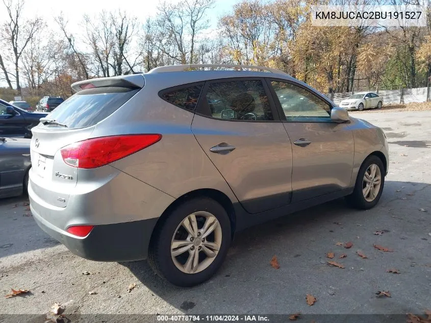 KM8JUCAC2BU191527 2011 Hyundai Tucson Gls