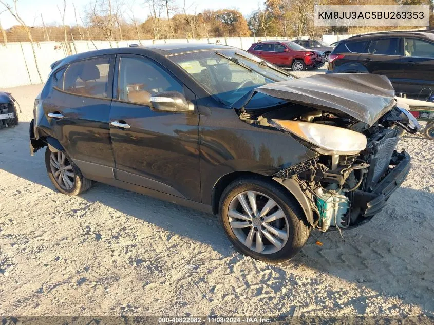 2011 Hyundai Tucson Limited VIN: KM8JU3AC5BU263353 Lot: 40822082