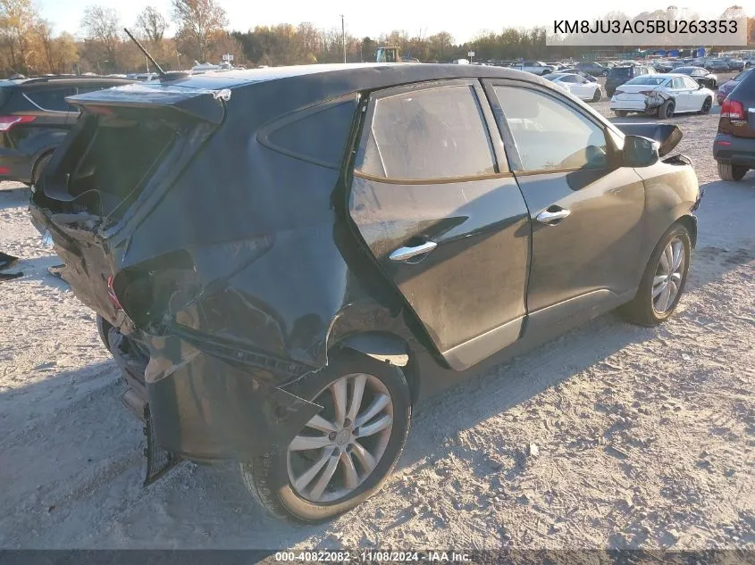 2011 Hyundai Tucson Limited VIN: KM8JU3AC5BU263353 Lot: 40822082