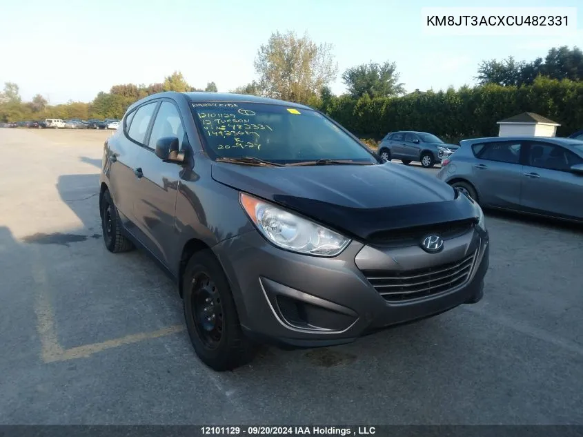 2012 Hyundai Tucson Gl VIN: KM8JT3ACXCU482331 Lot: 12101129