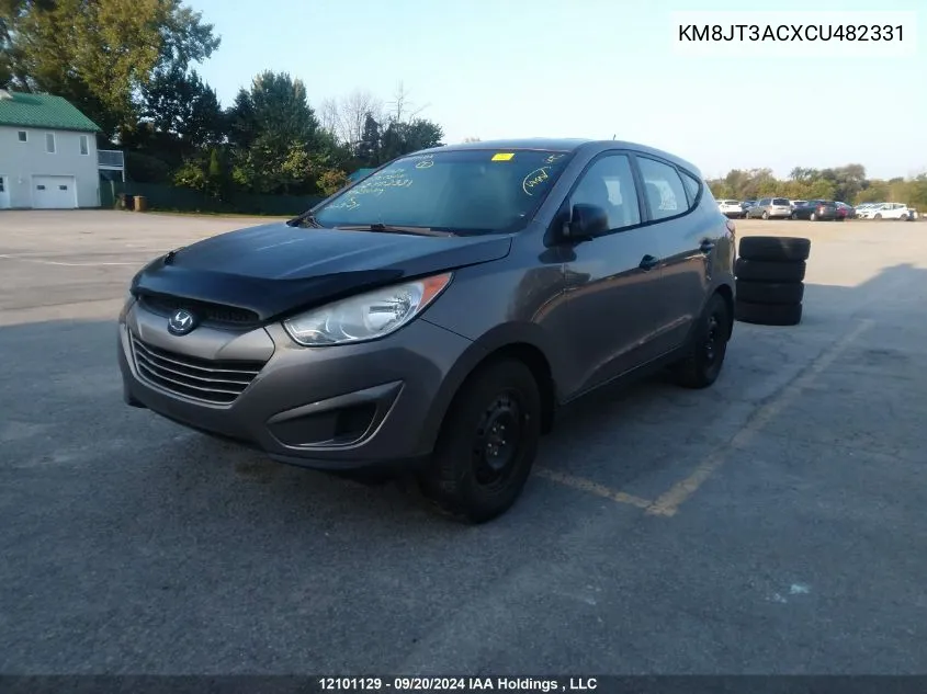 KM8JT3ACXCU482331 2012 Hyundai Tucson Gl