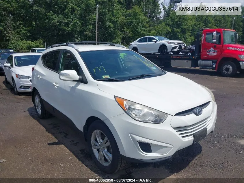 2012 Hyundai Tucson Gls VIN: KM8JU3AC0CU387614 Lot: 40062858