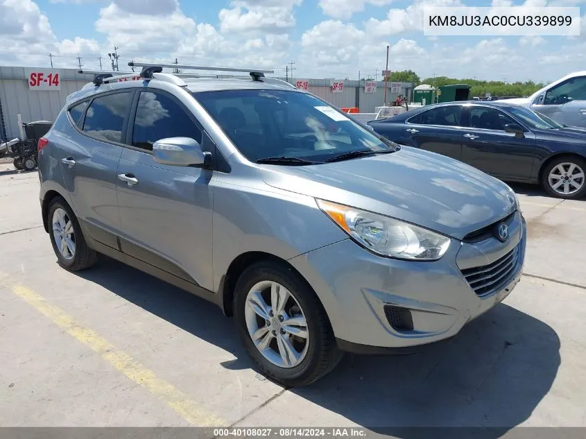 2012 Hyundai Tucson Gls VIN: KM8JU3AC0CU339899 Lot: 40108027