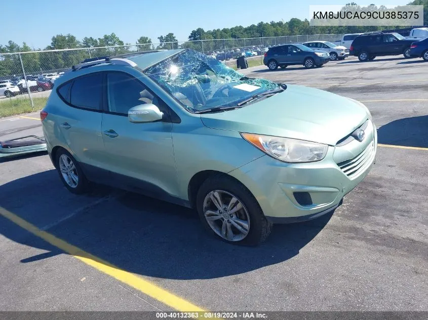 2012 Hyundai Tucson Gls VIN: KM8JUCAC9CU385375 Lot: 40132363