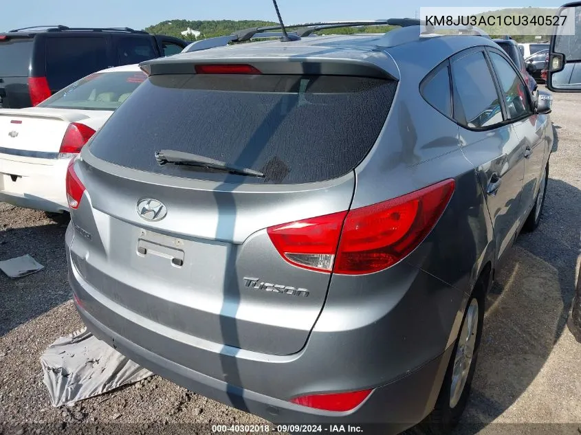 2012 Hyundai Tucson Gls VIN: KM8JU3AC1CU340527 Lot: 40302018