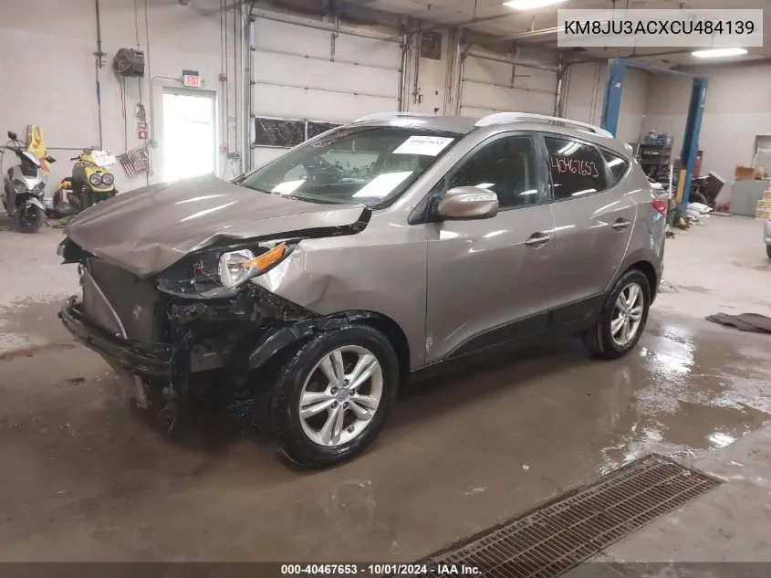 2012 Hyundai Tucson Gls VIN: KM8JU3ACXCU484139 Lot: 40467653