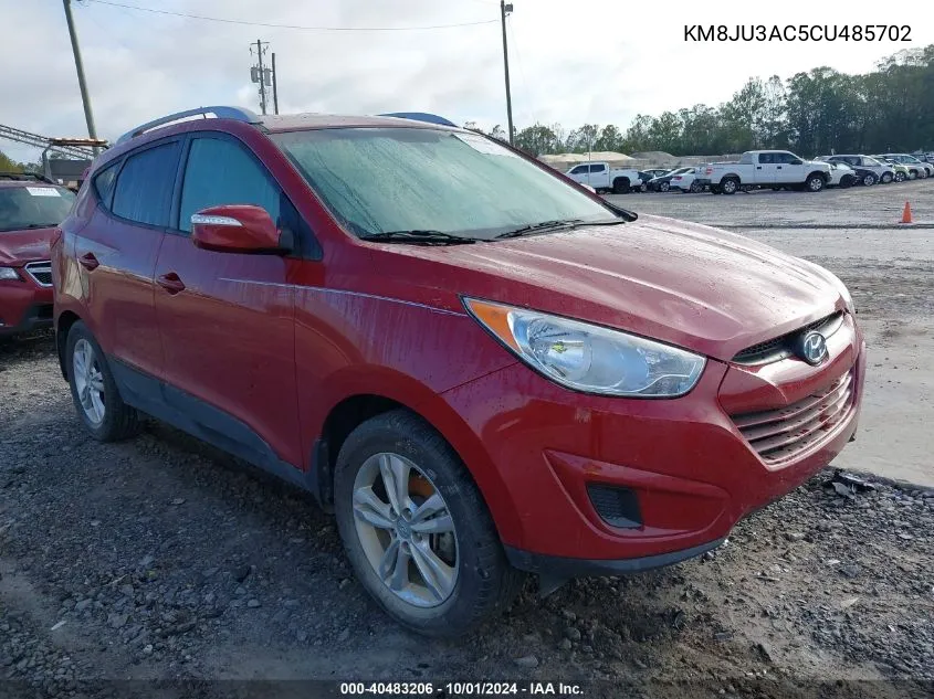 2012 Hyundai Tucson Gls VIN: KM8JU3AC5CU485702 Lot: 40483206