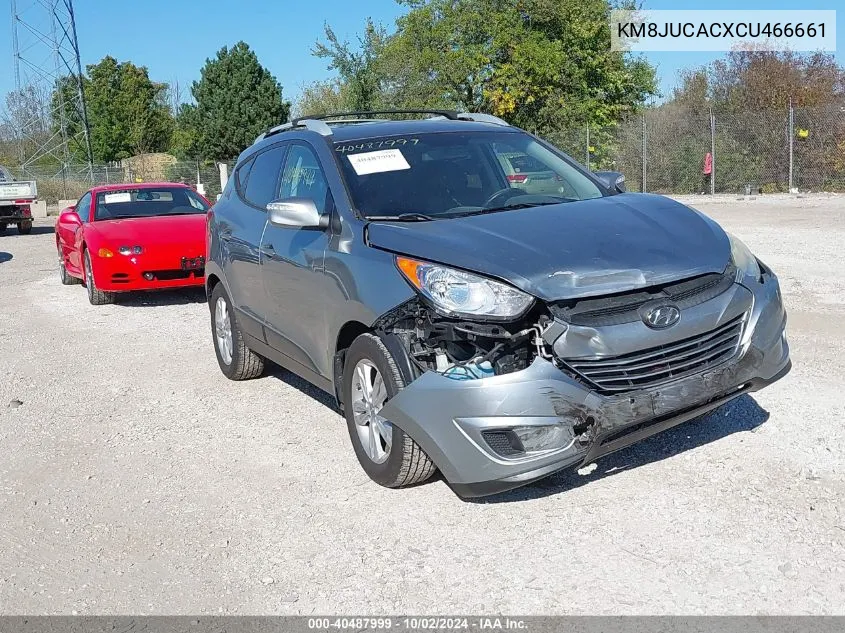 2012 Hyundai Tucson Gls VIN: KM8JUCACXCU466661 Lot: 40487999