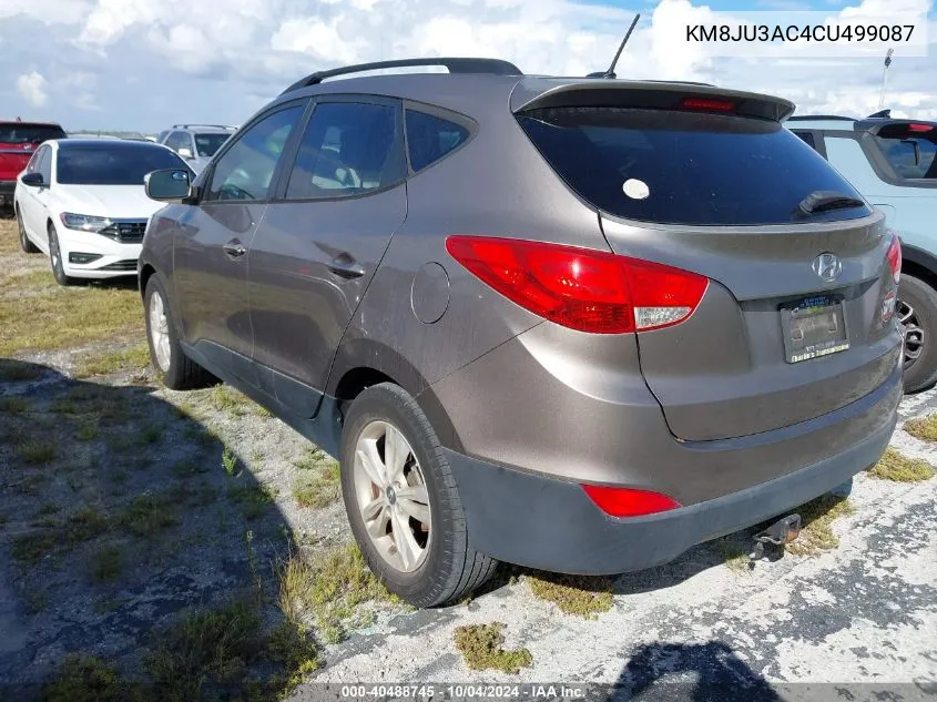 2012 Hyundai Tucson Gls VIN: KM8JU3AC4CU499087 Lot: 40488745