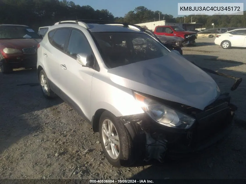 KM8JU3AC4CU345172 2012 Hyundai Tucson Gls