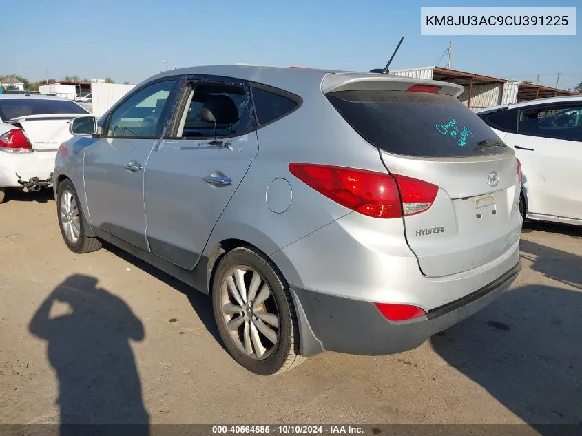 2012 Hyundai Tucson Limited VIN: KM8JU3AC9CU391225 Lot: 40564585