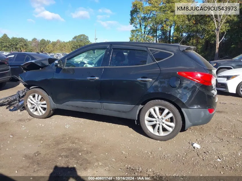 2012 Hyundai Tucson Limited VIN: KM8JUCAC9CU543973 Lot: 40601748