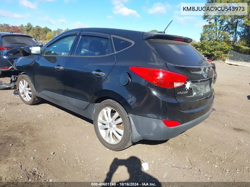 2012 Hyundai Tucson Limited VIN: KM8JUCAC9CU543973 Lot: 40601748