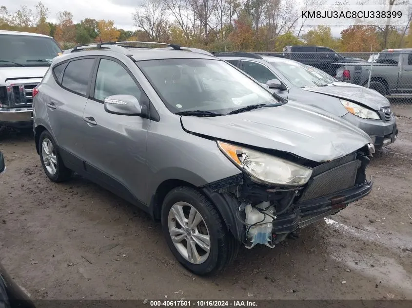 2012 Hyundai Tucson Gls VIN: KM8JU3AC8CU338399 Lot: 40617501