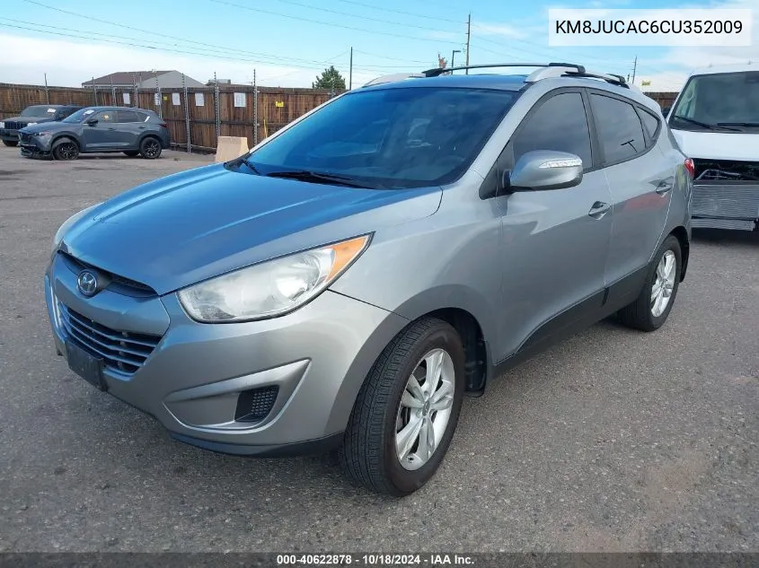 2012 Hyundai Tucson Gls VIN: KM8JUCAC6CU352009 Lot: 40622878