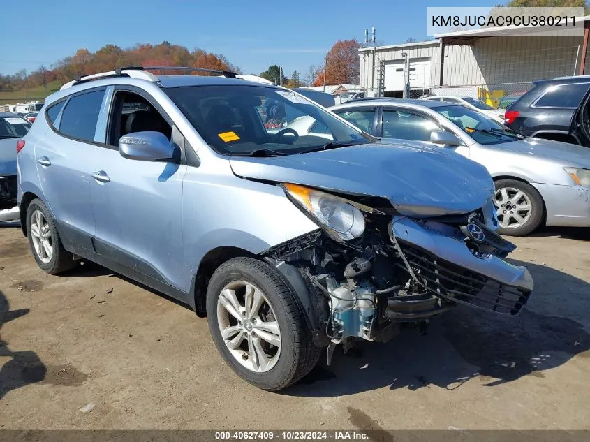 2012 Hyundai Tucson Gls VIN: KM8JUCAC9CU380211 Lot: 40627409