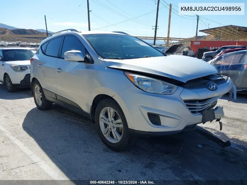 2012 Hyundai Tucson Gls VIN: KM8JU3AC2CU498956 Lot: 40642248