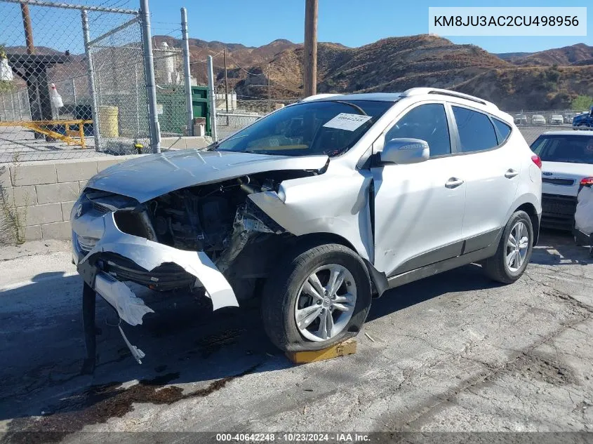 2012 Hyundai Tucson Gls VIN: KM8JU3AC2CU498956 Lot: 40642248