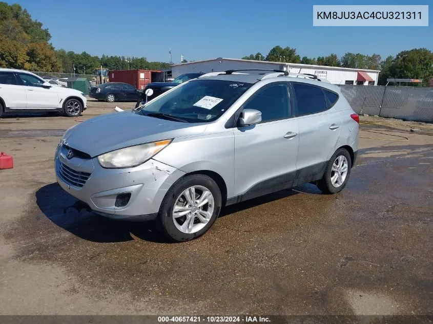 KM8JU3AC4CU321311 2012 Hyundai Tucson Gls