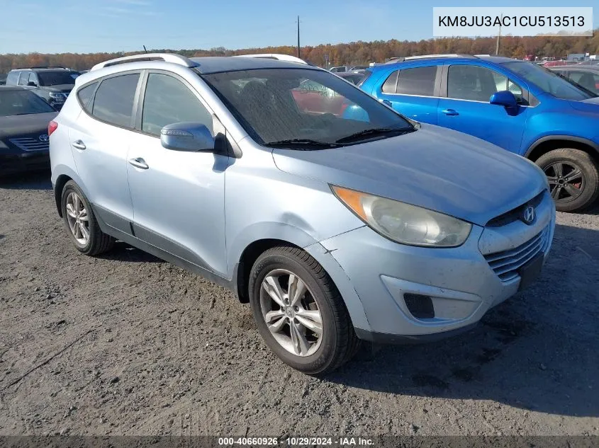 2012 Hyundai Tucson Gls VIN: KM8JU3AC1CU513513 Lot: 40660926