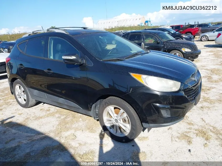 2012 Hyundai Tucson Gls VIN: KM8JU3AC9CU362212 Lot: 40661297