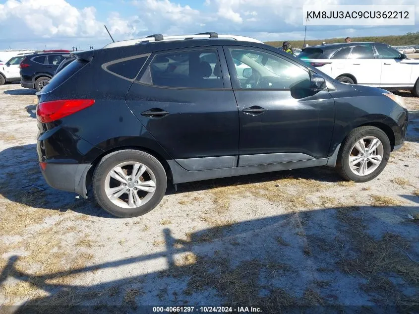 2012 Hyundai Tucson Gls VIN: KM8JU3AC9CU362212 Lot: 40661297