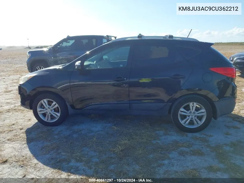 2012 Hyundai Tucson Gls VIN: KM8JU3AC9CU362212 Lot: 40661297