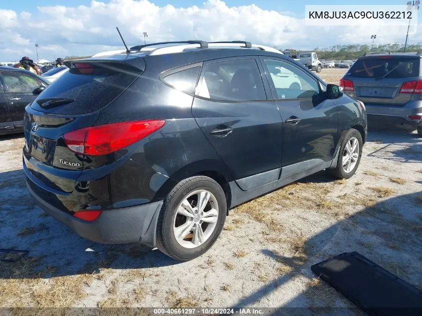 2012 Hyundai Tucson Gls VIN: KM8JU3AC9CU362212 Lot: 40661297