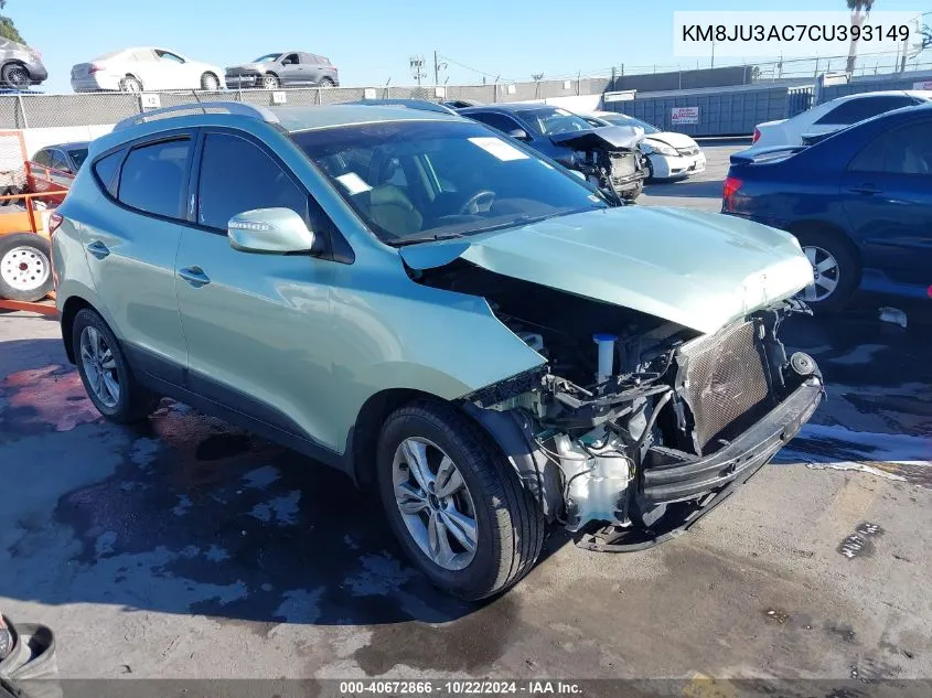 2012 Hyundai Tucson Gls VIN: KM8JU3AC7CU393149 Lot: 40672866