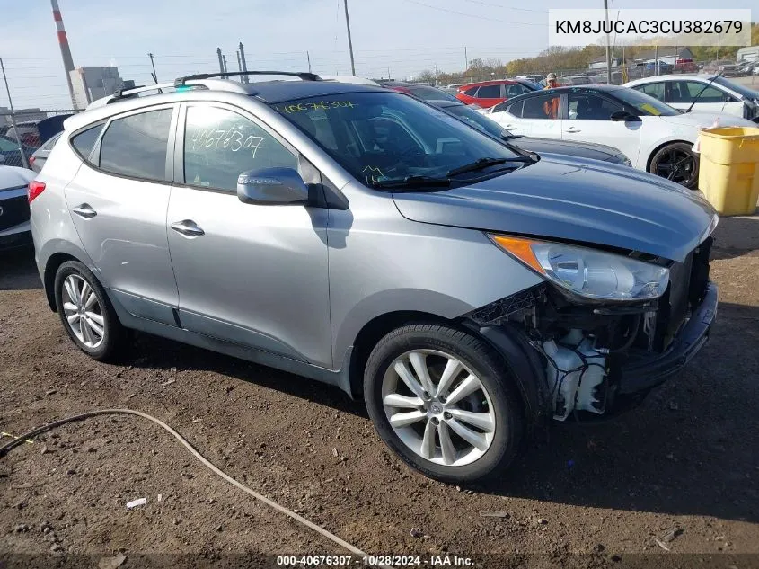 2012 Hyundai Tucson Limited VIN: KM8JUCAC3CU382679 Lot: 40676307