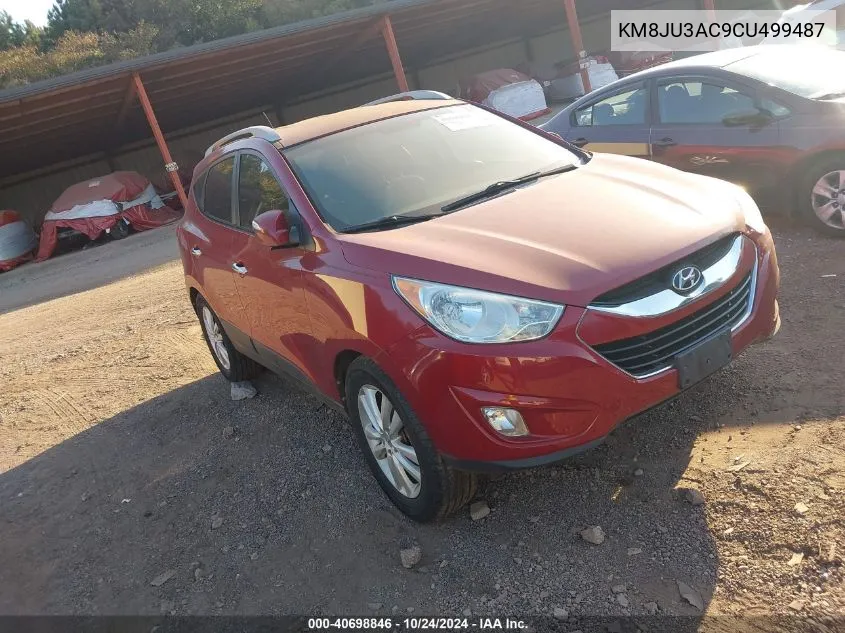 2012 Hyundai Tucson Limited VIN: KM8JU3AC9CU499487 Lot: 40698846