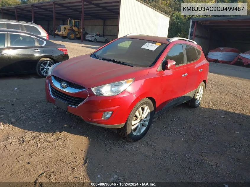 2012 Hyundai Tucson Limited VIN: KM8JU3AC9CU499487 Lot: 40698846