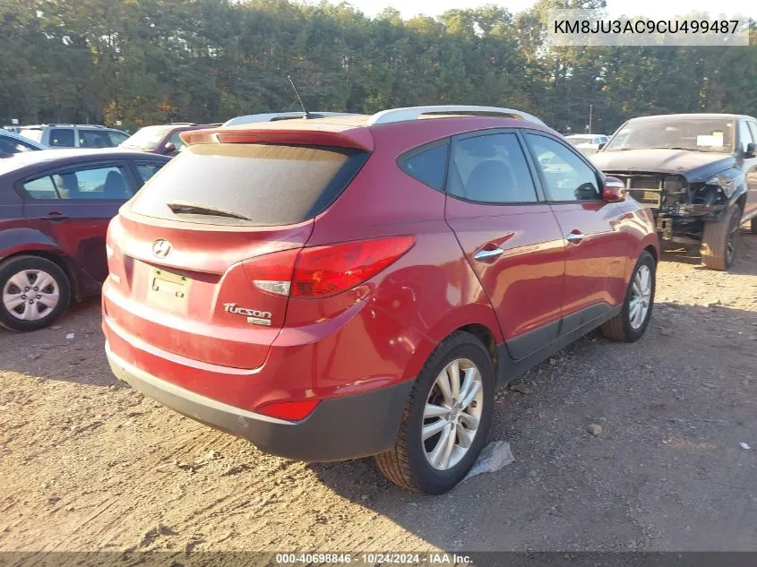 2012 Hyundai Tucson Limited VIN: KM8JU3AC9CU499487 Lot: 40698846