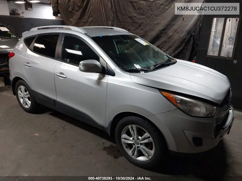 2012 Hyundai Tucson Gls VIN: KM8JUCAC1CU372278 Lot: 40738293