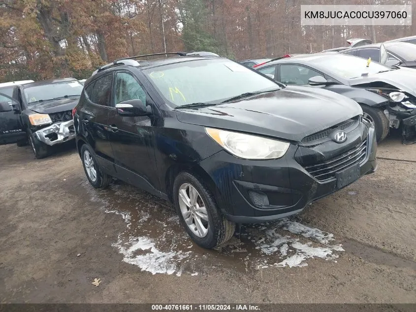 2012 Hyundai Tucson Gls VIN: KM8JUCAC0CU397060 Lot: 40761661