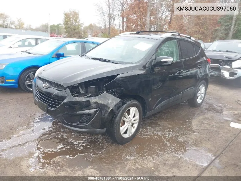 2012 Hyundai Tucson Gls VIN: KM8JUCAC0CU397060 Lot: 40761661